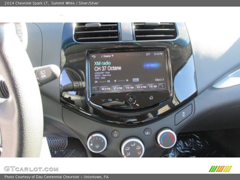 Summit White / Silver/Silver 2014 Chevrolet Spark LT