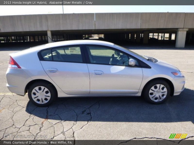 Alabaster Silver Metallic / Gray 2013 Honda Insight LX Hybrid