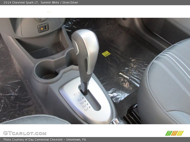 Summit White / Silver/Silver 2014 Chevrolet Spark LT