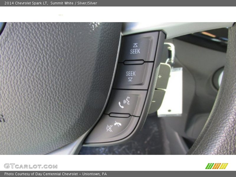 Summit White / Silver/Silver 2014 Chevrolet Spark LT