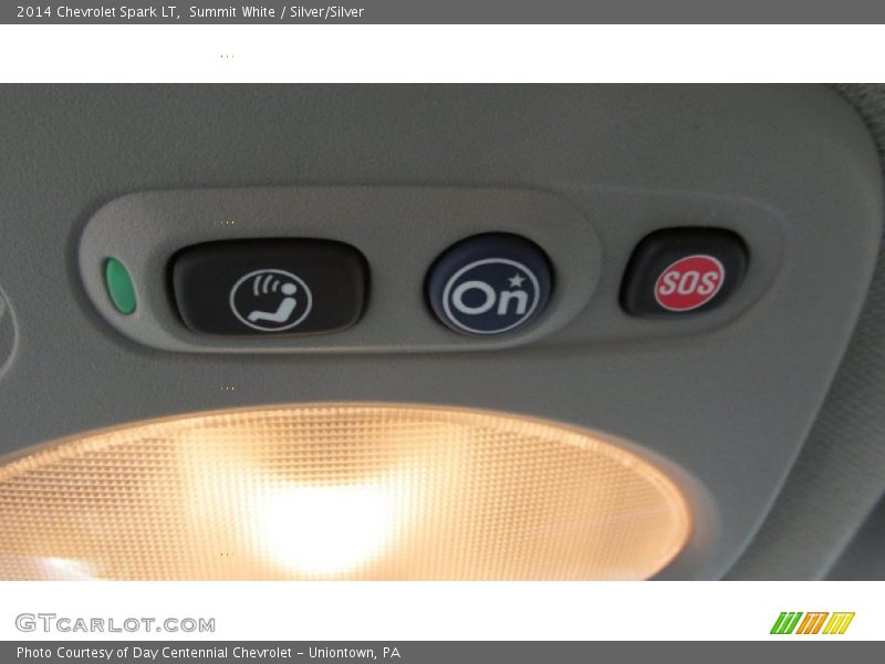 Summit White / Silver/Silver 2014 Chevrolet Spark LT