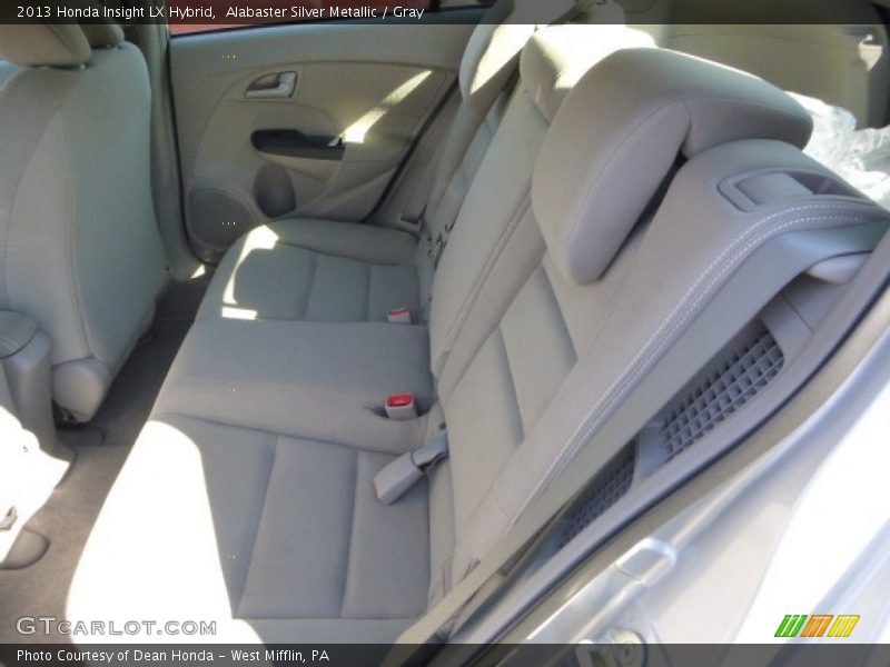 Rear Seat of 2013 Insight LX Hybrid