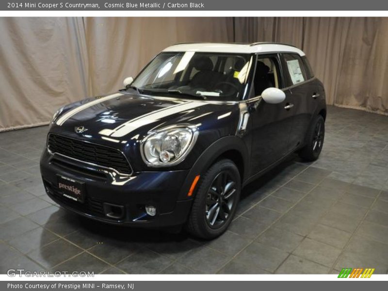 Cosmic Blue Metallic / Carbon Black 2014 Mini Cooper S Countryman