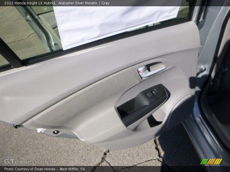 Alabaster Silver Metallic / Gray 2013 Honda Insight LX Hybrid