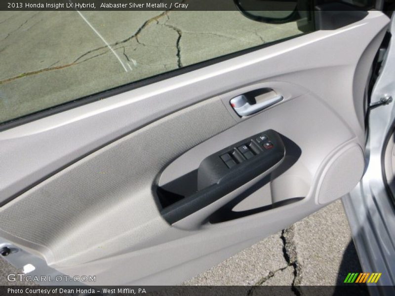 Alabaster Silver Metallic / Gray 2013 Honda Insight LX Hybrid
