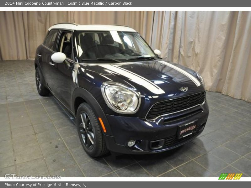 Cosmic Blue Metallic / Carbon Black 2014 Mini Cooper S Countryman