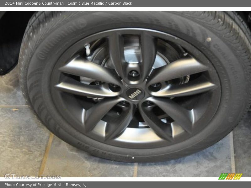 Cosmic Blue Metallic / Carbon Black 2014 Mini Cooper S Countryman