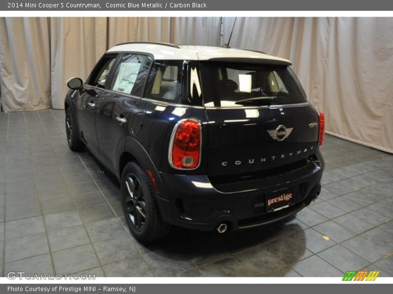 Cosmic Blue Metallic / Carbon Black 2014 Mini Cooper S Countryman