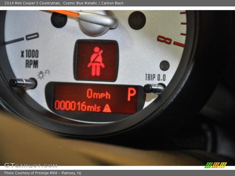 Cosmic Blue Metallic / Carbon Black 2014 Mini Cooper S Countryman