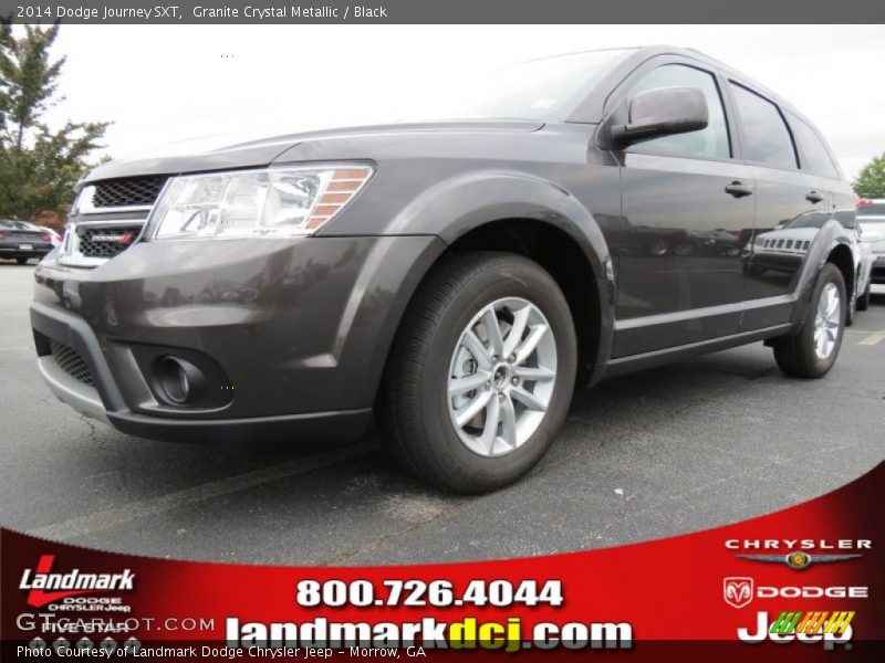 Granite Crystal Metallic / Black 2014 Dodge Journey SXT