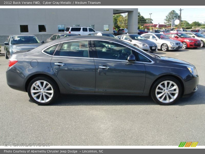 Cyber Gray Metallic / Medium Titanium 2012 Buick Verano FWD