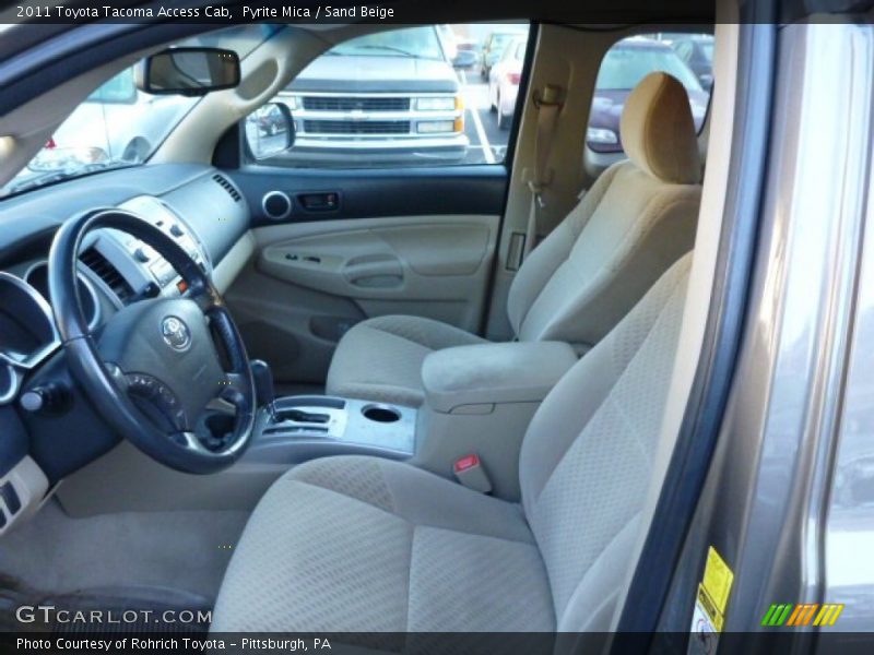 Pyrite Mica / Sand Beige 2011 Toyota Tacoma Access Cab