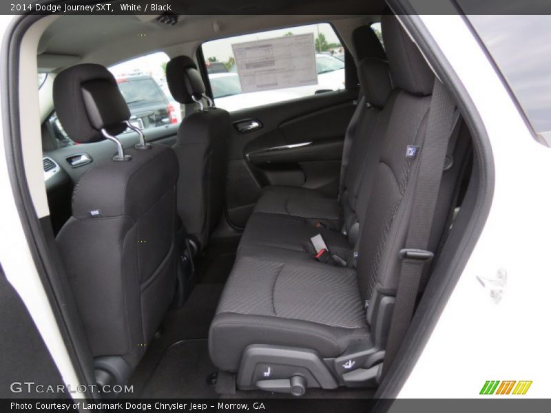 White / Black 2014 Dodge Journey SXT