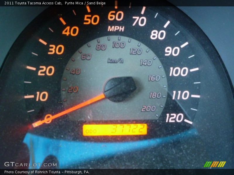 Pyrite Mica / Sand Beige 2011 Toyota Tacoma Access Cab
