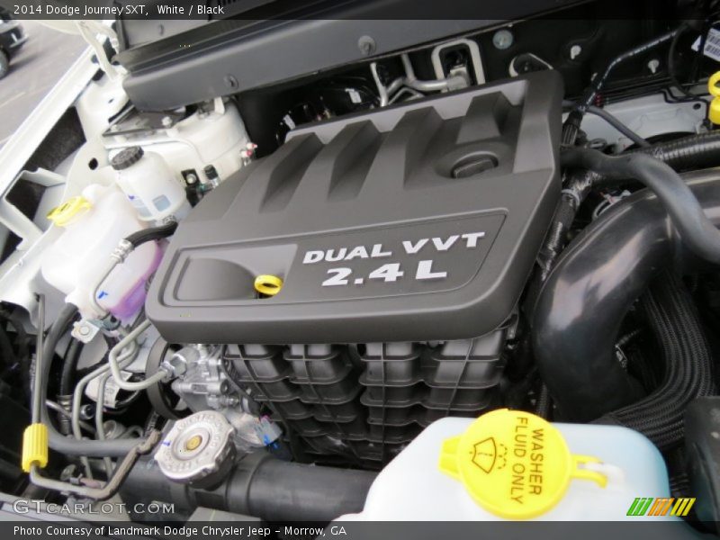 White / Black 2014 Dodge Journey SXT
