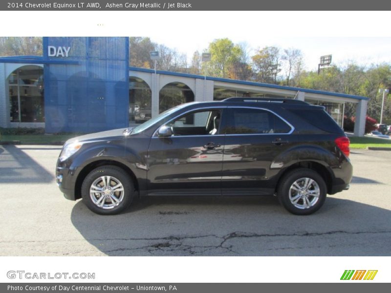 Ashen Gray Metallic / Jet Black 2014 Chevrolet Equinox LT AWD