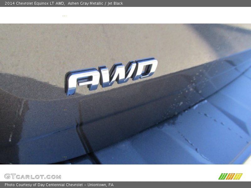 Ashen Gray Metallic / Jet Black 2014 Chevrolet Equinox LT AWD