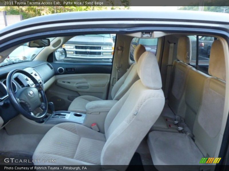 Pyrite Mica / Sand Beige 2011 Toyota Tacoma Access Cab