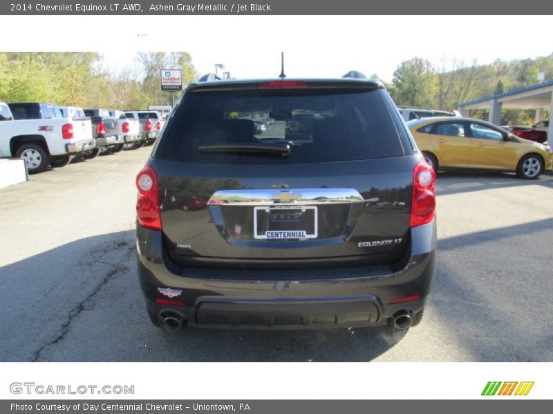 Ashen Gray Metallic / Jet Black 2014 Chevrolet Equinox LT AWD