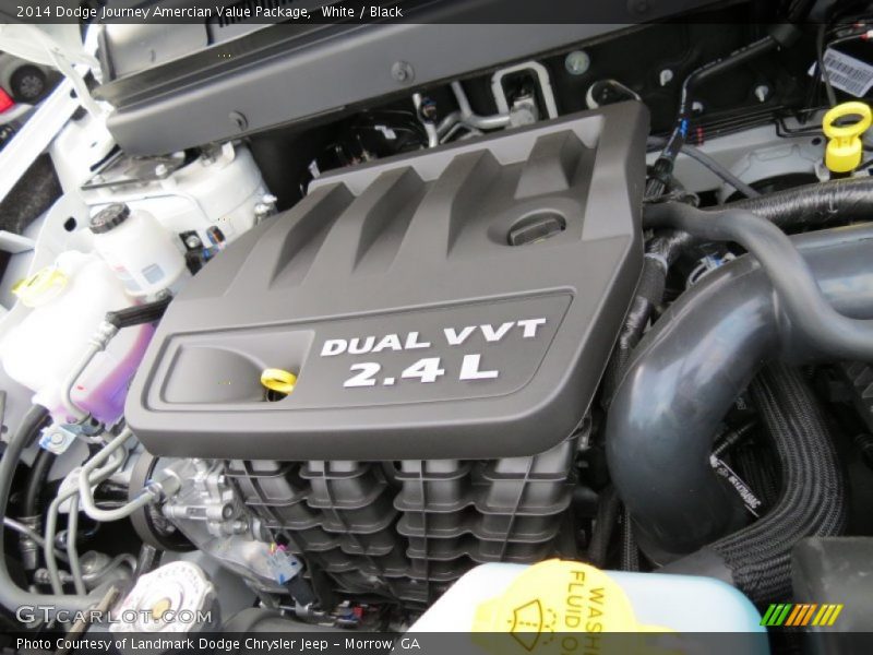 White / Black 2014 Dodge Journey Amercian Value Package