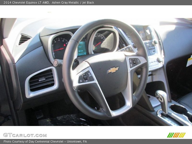 Ashen Gray Metallic / Jet Black 2014 Chevrolet Equinox LT AWD