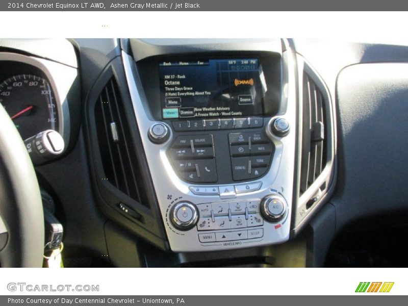 Ashen Gray Metallic / Jet Black 2014 Chevrolet Equinox LT AWD