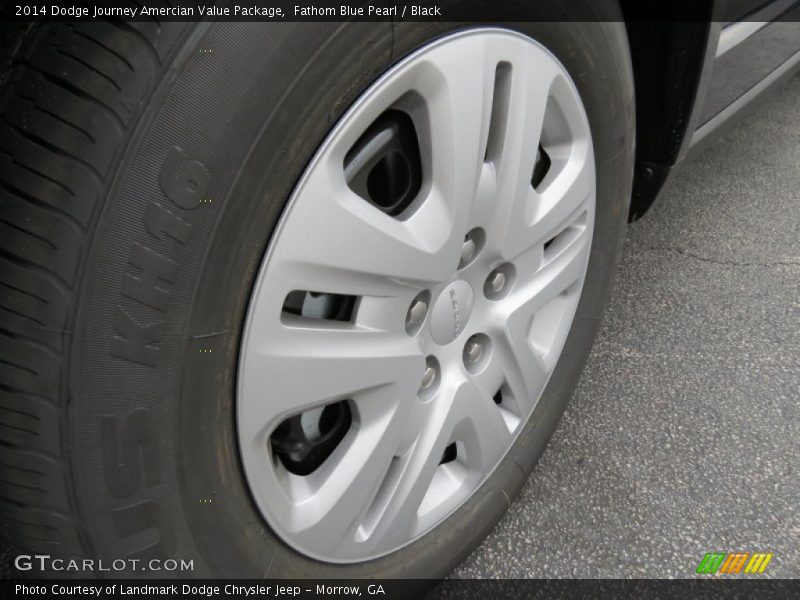 Fathom Blue Pearl / Black 2014 Dodge Journey Amercian Value Package