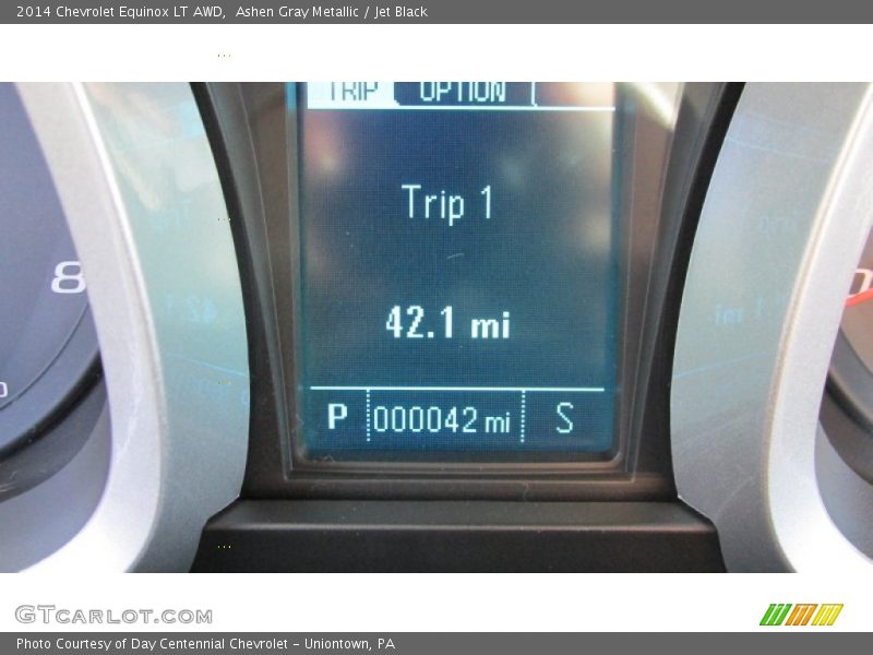 Ashen Gray Metallic / Jet Black 2014 Chevrolet Equinox LT AWD