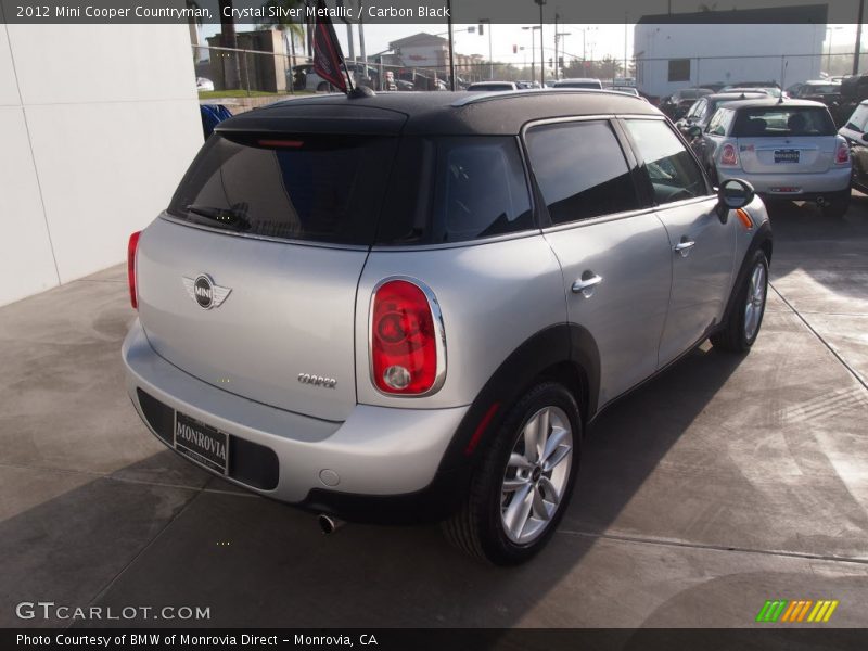 Crystal Silver Metallic / Carbon Black 2012 Mini Cooper Countryman