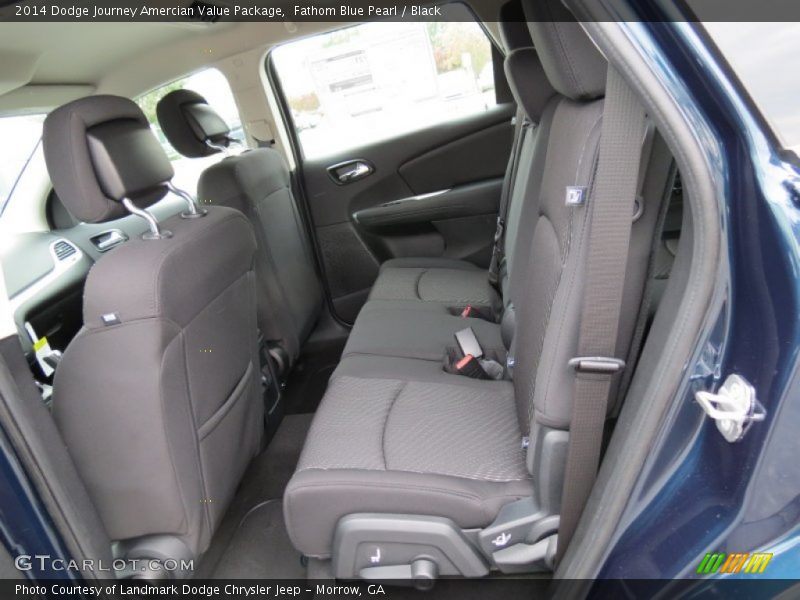 Fathom Blue Pearl / Black 2014 Dodge Journey Amercian Value Package