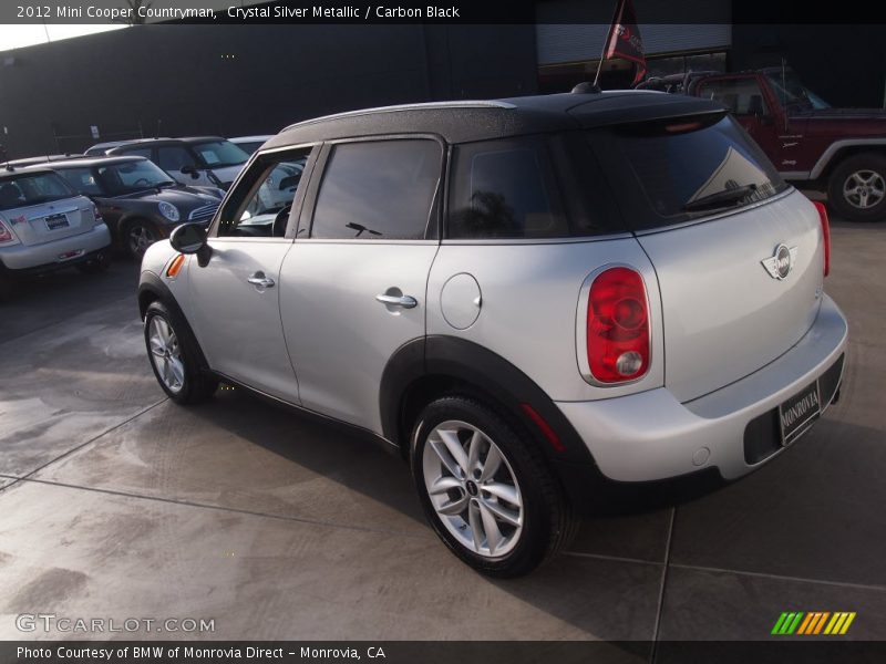 Crystal Silver Metallic / Carbon Black 2012 Mini Cooper Countryman