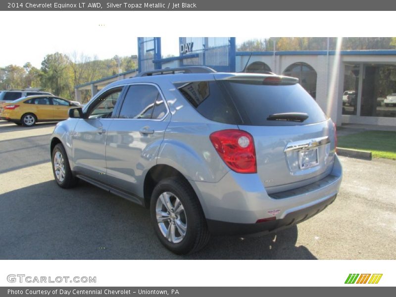 Silver Topaz Metallic / Jet Black 2014 Chevrolet Equinox LT AWD