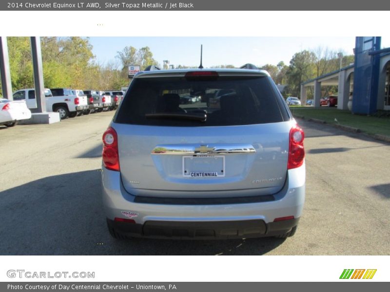 Silver Topaz Metallic / Jet Black 2014 Chevrolet Equinox LT AWD