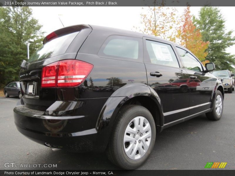 Pitch Black / Black 2014 Dodge Journey Amercian Value Package