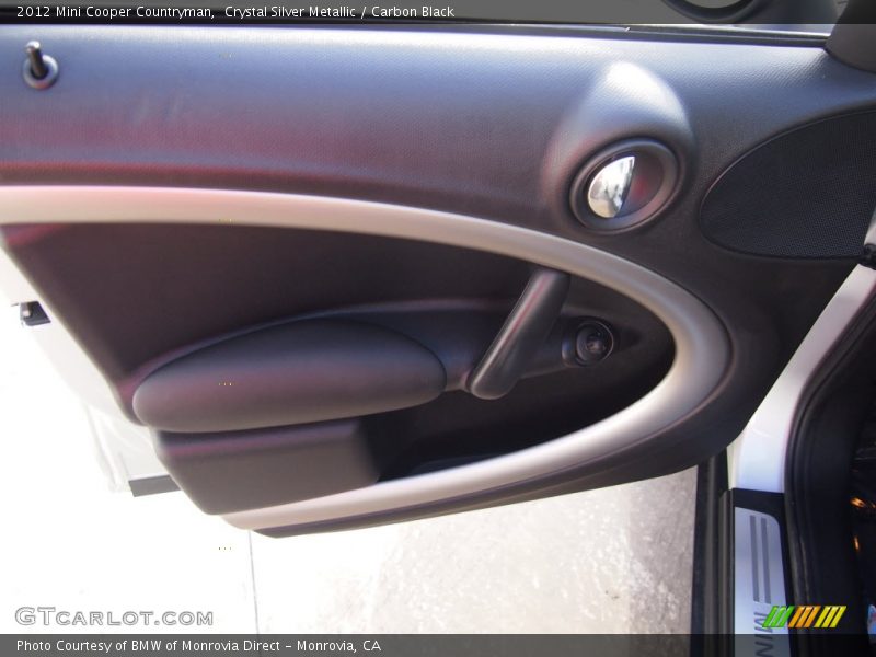 Crystal Silver Metallic / Carbon Black 2012 Mini Cooper Countryman