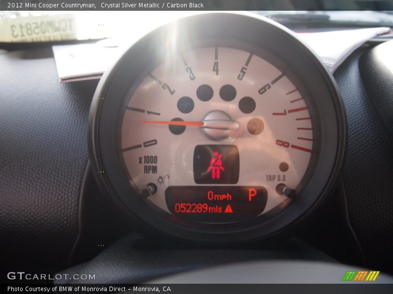 Crystal Silver Metallic / Carbon Black 2012 Mini Cooper Countryman