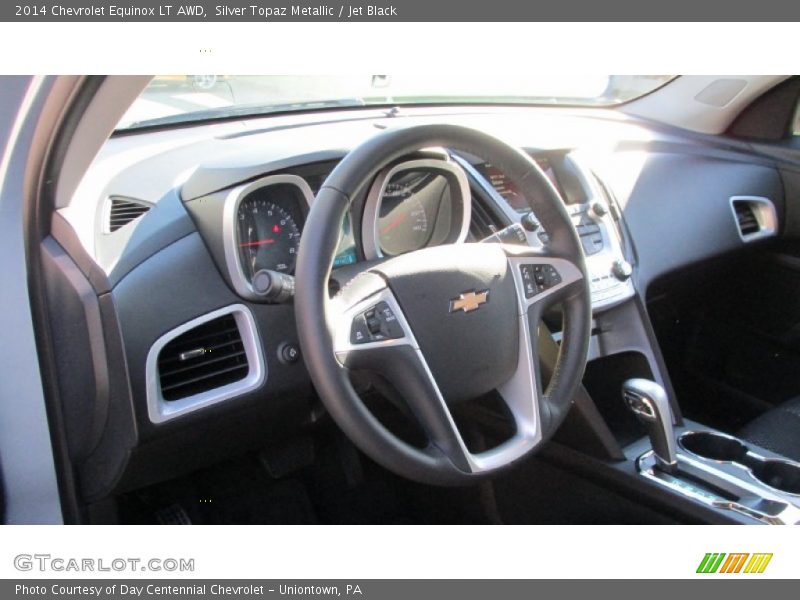 Silver Topaz Metallic / Jet Black 2014 Chevrolet Equinox LT AWD