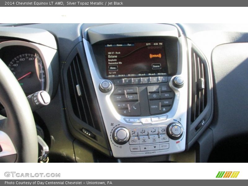 Silver Topaz Metallic / Jet Black 2014 Chevrolet Equinox LT AWD