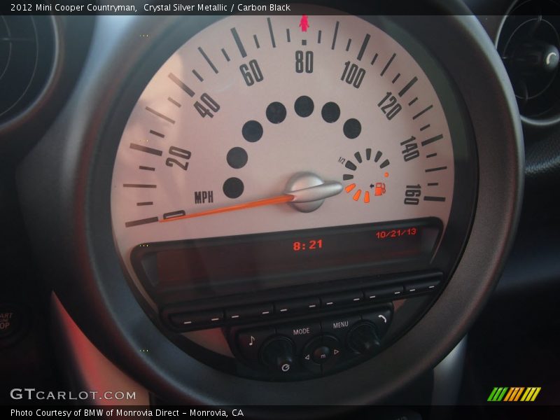 Crystal Silver Metallic / Carbon Black 2012 Mini Cooper Countryman