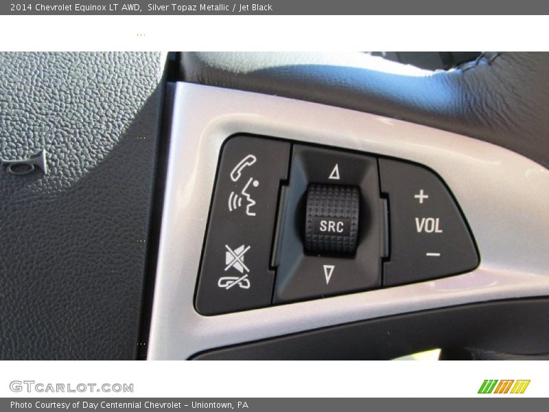 Silver Topaz Metallic / Jet Black 2014 Chevrolet Equinox LT AWD