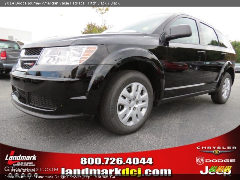 Pitch Black / Black 2014 Dodge Journey Amercian Value Package