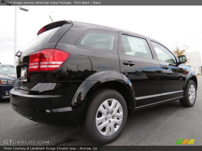 Pitch Black / Black 2014 Dodge Journey Amercian Value Package