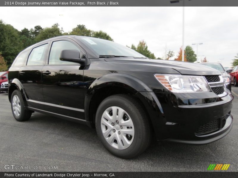 Pitch Black / Black 2014 Dodge Journey Amercian Value Package