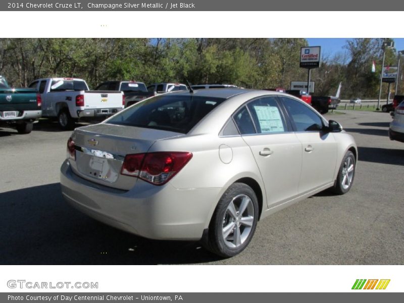 Champagne Silver Metallic / Jet Black 2014 Chevrolet Cruze LT