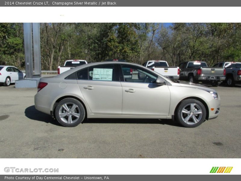 Champagne Silver Metallic / Jet Black 2014 Chevrolet Cruze LT