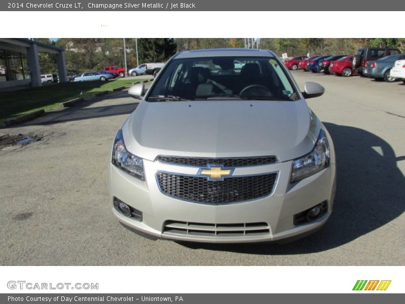 Champagne Silver Metallic / Jet Black 2014 Chevrolet Cruze LT