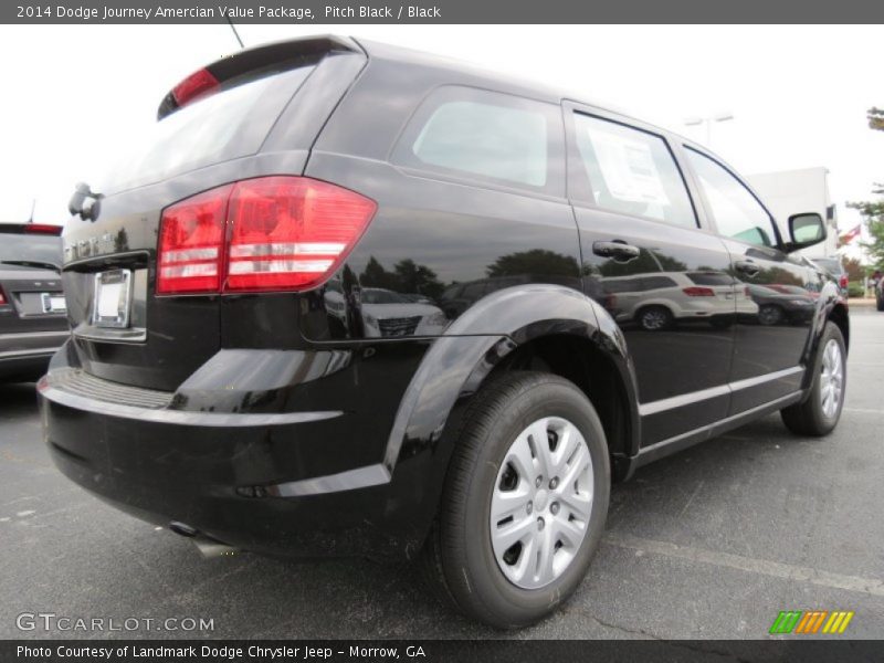 Pitch Black / Black 2014 Dodge Journey Amercian Value Package