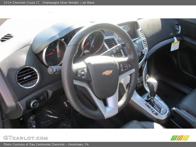 Champagne Silver Metallic / Jet Black 2014 Chevrolet Cruze LT