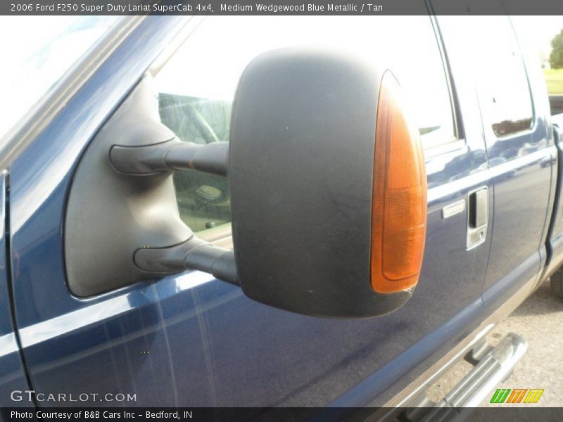 Medium Wedgewood Blue Metallic / Tan 2006 Ford F250 Super Duty Lariat SuperCab 4x4