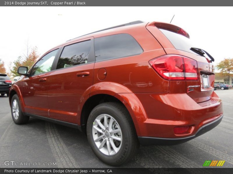Copper Pearl / Black 2014 Dodge Journey SXT